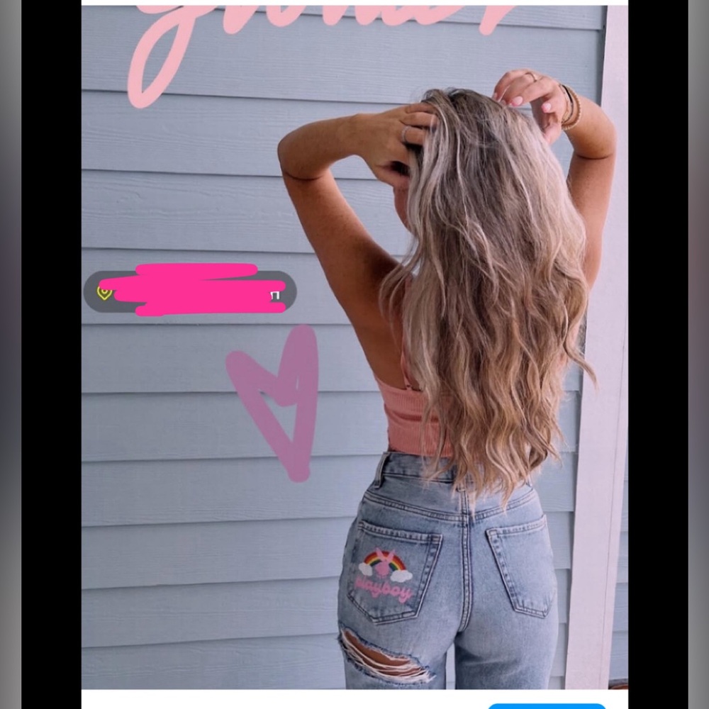 pacsun x playboy vintage jeans